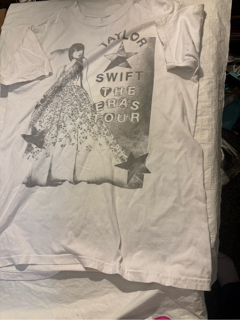 Taylor Swift White Kids Graphic 'The Eras Tour' Tee